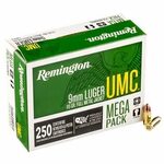 Remington UMC 9mm Luger 115-Grain Centerfire Handgun Ammunit