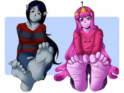 Marceline and Princess Bubblegum soles by Cyborg-Steve -- Fu