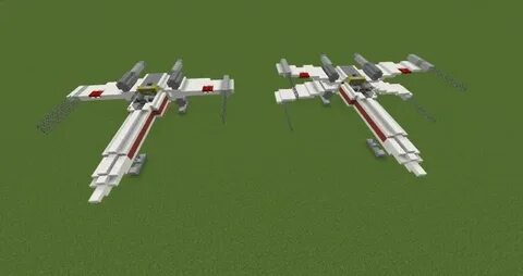 T-65 X-Wing starfighter Star Wars X Wing Minecraft Map