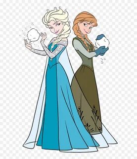 Download Anna And Elsa Clip Art From Frozen - Anna Elsa Froz