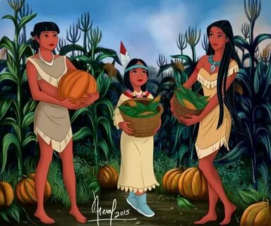 FERNL - Disney Pocahontas, Nakoma & Tigerlily Disney fan art
