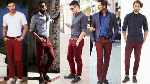 con que se combina un pantalon rojo hombre Gran venta - OFF 