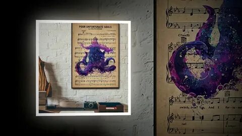 Ursula poor unfortunate souls poster - YouTube