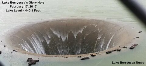 Glory, be! Lake Berryessa's Glory Hole is spilling over