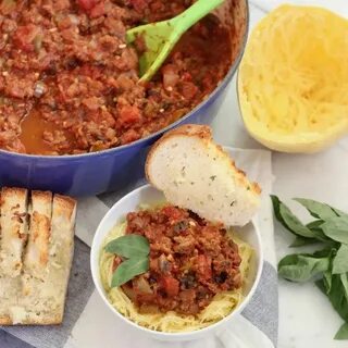 Turkey Meat Sauce with Spaghetti Squash Recipe Main dish rec