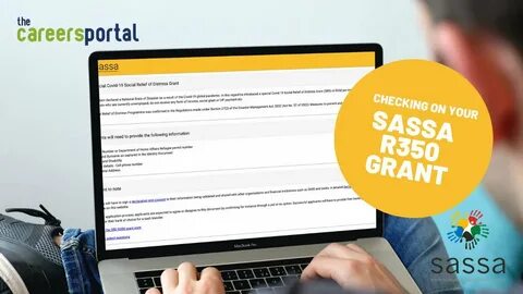 Checking your SASSA R350 Grant Status Online Careers Portal 
