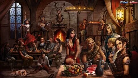 Fantasy Tavern Fantasy artwork, Fantasy inspiration, Fantasy