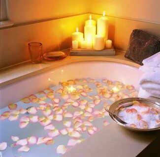s1200 (903 × 890) Romantic bathrooms, Tub candles, Romantic 