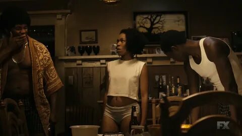 Damson Idris, Matthew Mays & Amin Joseph on Snowfall (2018) .