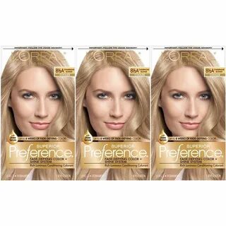 L'Oréal Paris Superior Preference Permanent Hair Color, 8.5A