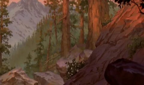 Animation Backgrounds: BROTHER BEAR Animation background, Br