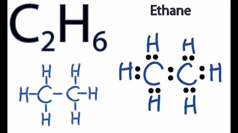 C2H6 Lewis Structure - How to Draw the Dot Structure for C2H