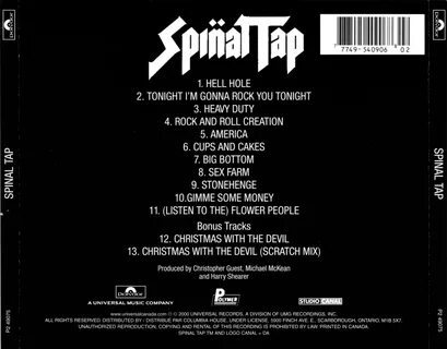 Spinal Tap - This Is Spinal Tap (1984) RI " Hard 'N' Heavy C
