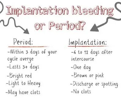 Implantation Bleeding or Period: How Can You Tell the Differ