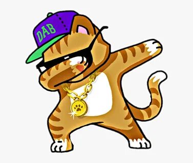 Cool Cat Dab - Dabbing Cat, HD Png Download , Transparent Pn