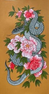 Pin by Alexander Karpov on Dibujos a color. Snake tattoo des
