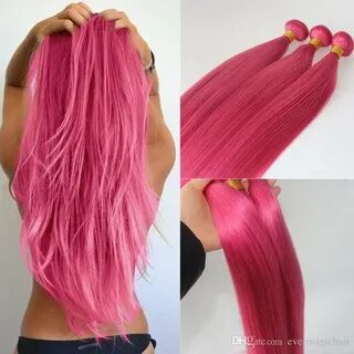 Curly Pink Hair Extensions Image - Curly Hair