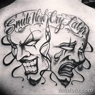 Smile now cry later тату - подборка