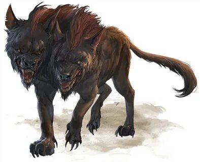 Пёс смерти Death dog / Бестиарий D&D 5 / Monster manual