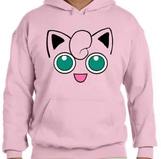 Jigglypuff Face Cosplay Pokemon Go Parody Hoodie Sweatshirt 