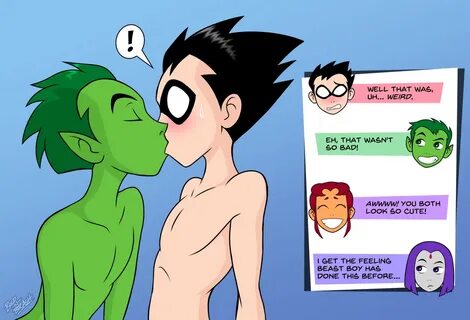 beast boy+dick grayson+raven+robin (dc)+starfire Hentai galleries.com