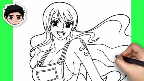 How To Draw Nami One Piece - Easy Step By Step Tutorial - Yo