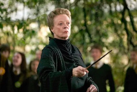 Professor McGonagall enjoys a drink - Harry Potter Fan Zone