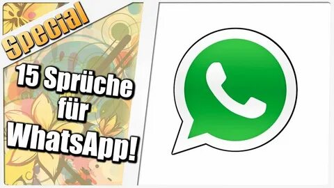 15 coole Sprüche für Deinen WhatsApp-Status! - YouTube