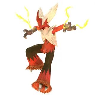 Mega Blaziken Pokken tournament model by AndyPurro on Devian