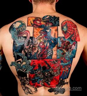 Тату супергерой Человек-паук 15.01.2020 № 007 -Marvel Tattoo