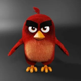 19 Beautiful Angry Bird 3d Model - Etica Mockup