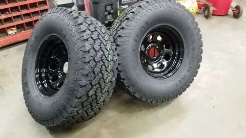 New tires & wheels for my TJ. Grabber AT2 33x12.5r15 - Imgur