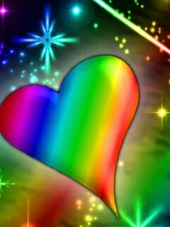 Free download home images rainbow heart rainbows picture rai