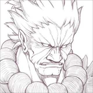 Street Fighter Akuma Drawing