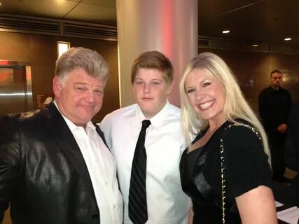 Dan and Laura Dotson and son Garrett at Rivals United for a 