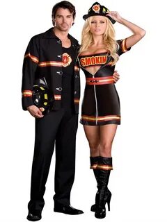 Fireman Couples Costumes, Adult Halloween Costumes, Dreamgir