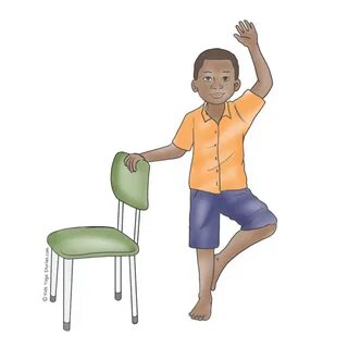 5 Winter Yoga Poses Using a Chair - Kids Yoga Stories Yoga a