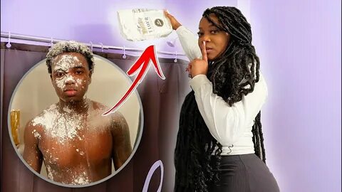 FLOUR PRANK ON BOYFRIEND! *Revenge Prank" - YouTube