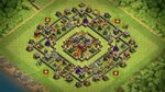 Town Hall 10 (TH10) Trophy Base with Copy Link - Base of Cla