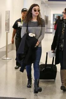 Hailee Steinfeld in Jeans at LAX -13 GotCeleb