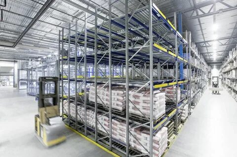 Warehouse Pallet Flow Racking : Industrial Racking Systems S