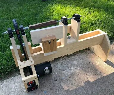 Homemade Wood Lathe Wood lathe, Diy lathe, Wood turning