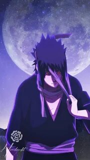 Sasuke Uchiha II, aesthetic, anime, edit, naruto, purple, uz