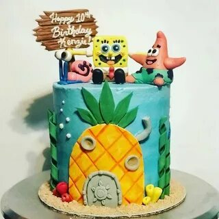 Spongebob cake Spongebob cake, Spongebob birthday cake, Spon