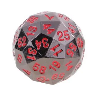 2 4 Weeks 2 PCS Zinc Alloy 60-sided Dices D60 for DND MTG RP