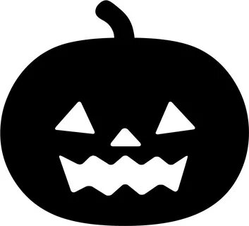 Open License Black And White Clipart Pumpkin Graphic - Jack 