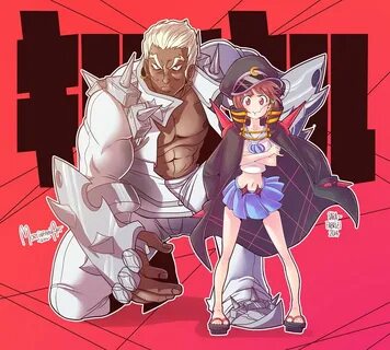 Collab: Gamagori and Mako - KILL LA KILL by SaraFabrizi.devi