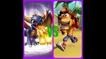 Crash Bandicoot VS Spyro Skylanders Imaginators - YouTube
