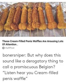 These Cream-Filled Penis Waffles Are Arousing Lots of Attent