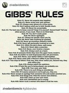 Pin by Kendall Gordley on Fav TV & Movies Gibbs rules, Ncis 